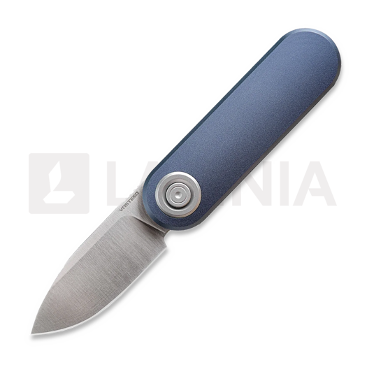 Vosteed Corgi-V Vanchor Lock - Satin - Aluminium foldekniv, Dark Slate Blue