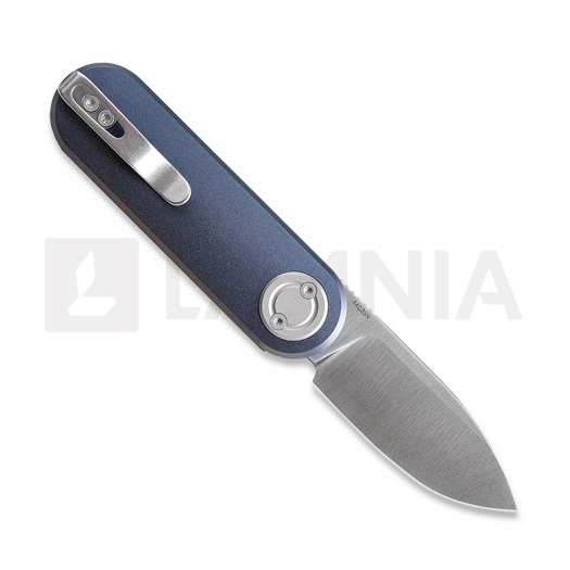 Vosteed Corgi-V Vanchor Lock - Satin - Aluminium sulankstomas peilis, Dark Slate Blue