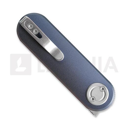 Coltello pieghevole Vosteed Corgi-V Vanchor Lock - Satin - Aluminium, Dark Slate Blue