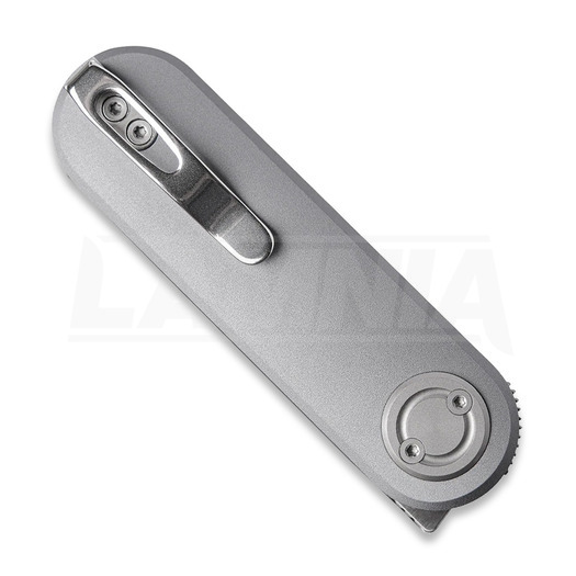 Vosteed Corgi-V Vanchor Lock - Satin - Aluminium folding knife, grey