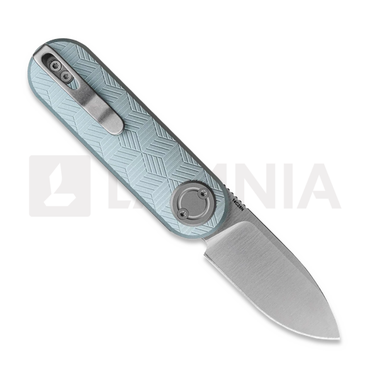 Vosteed Corgi-V Vanchor Lock - Satin - Aluminium sulankstomas peilis, Macaron Blue