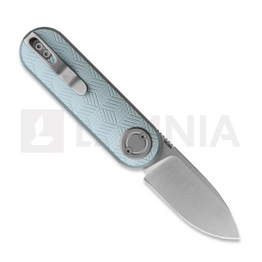Coltello pieghevole Vosteed Corgi-V Vanchor Lock - Satin - Aluminium, Macaron Blue