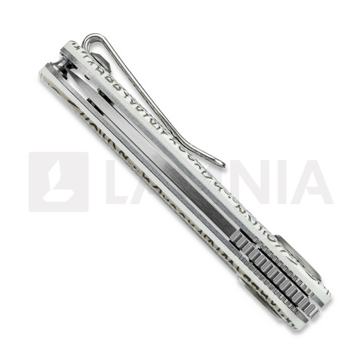 Vosteed Corgi-V Vanchor Lock - Satin - G10 sulankstomas peilis, Doodle Monster™