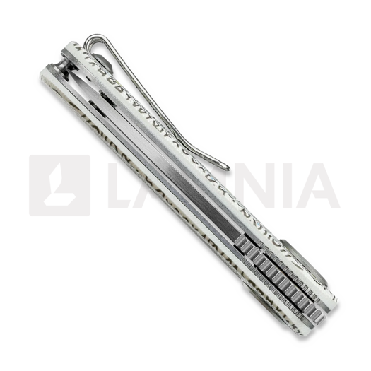 Складний ніж Vosteed Corgi-V Vanchor Lock - Satin - G10, Doodle Monster™