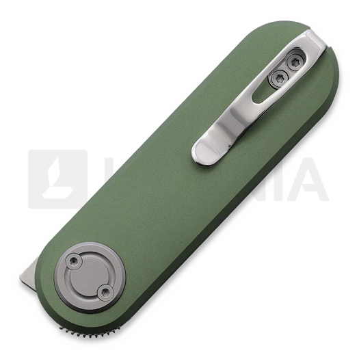 Vosteed Corgi-V Vanchor Lock - Stonewash - Aluminium fällkniv, grön