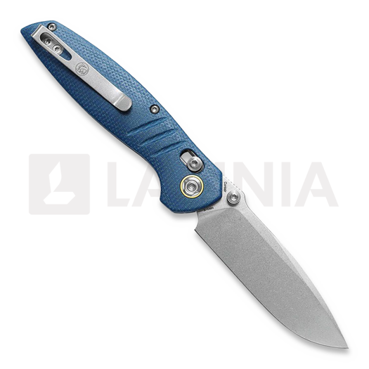 Сгъваем нож Vosteed Corsair Crossbar - Micarta Blue - S/W Drop