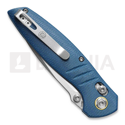 Сгъваем нож Vosteed Corsair Crossbar - Micarta Blue - S/W Drop