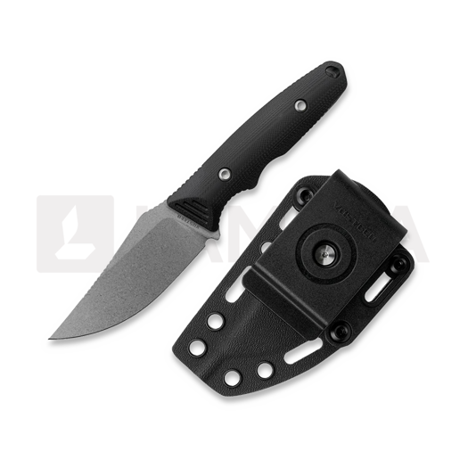 มีด Vosteed H-Back - Stonewash - G10, ดำ