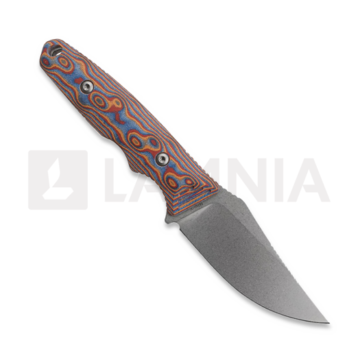 Coltello Vosteed H-Back - Stonewash - Micarta, Copper Raindrop