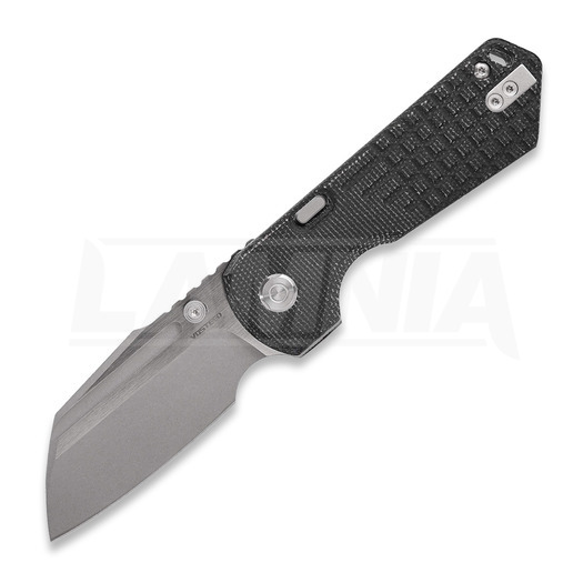 Nóż składany Vosteed Hedgehog - Bead Blast & Brushed - Micarta, czarny
