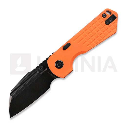 Vosteed Hedgehog - Blackwashed - Aluminium folding knife, orange