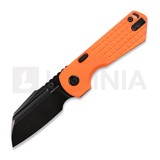 Vosteed Hedgehog - Blackwashed - Aluminium סכין מתקפלת, כתום