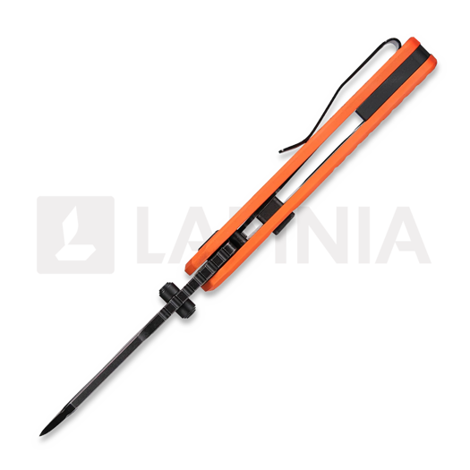 Vosteed Hedgehog - Blackwashed - Aluminium folding knife, orange