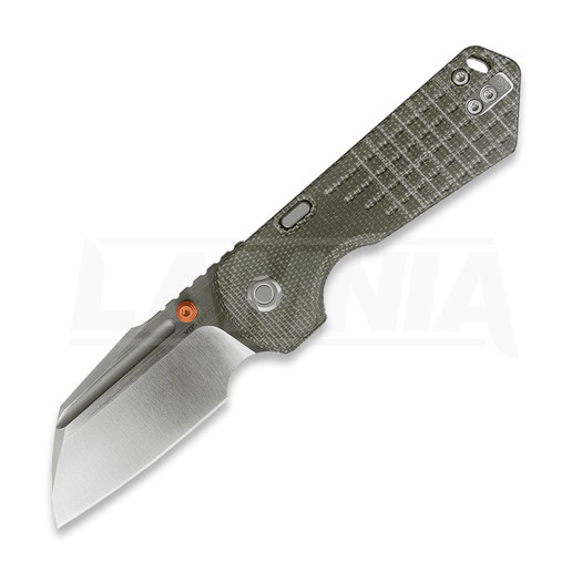 Liigendnuga Vosteed Hedgehog - Satin & Brushed - Micarta, roheline