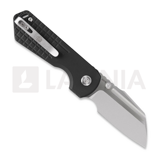 Vosteed Hedgehog - Bead Blast & Brushed - Aluminium sulankstomas peilis, juoda