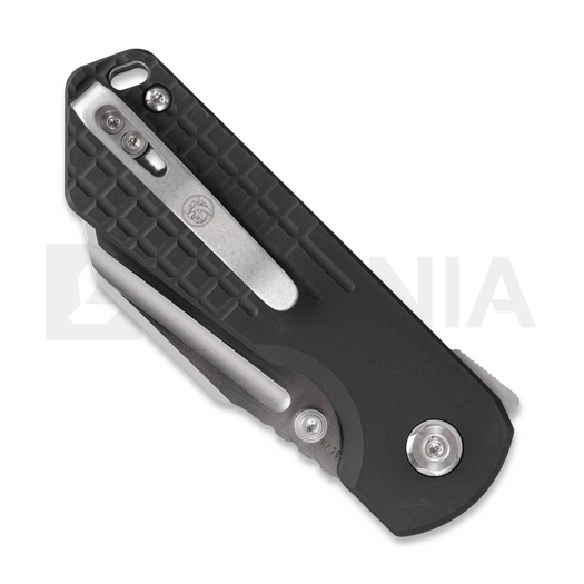 Vosteed Hedgehog - Bead Blast & Brushed - Aluminium k&auml;&auml;nt&ouml;veitsi, musta