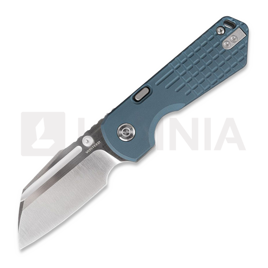 Vosteed Hedgehog - Satin & Brushed - Aluminium kääntöveitsi, sininen