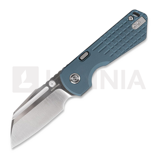 Navaja Vosteed Hedgehog - Satin & Brushed - Aluminium, azul