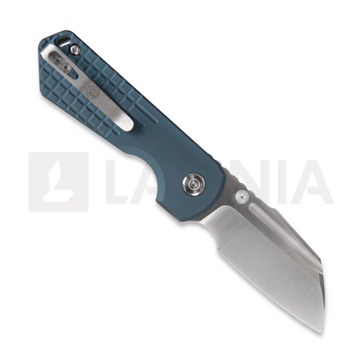 Vosteed Hedgehog - Satin & Brushed - Aluminium 折叠刀, 藍色
