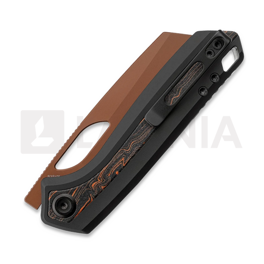 Vosteed Kroc 329 - Copper Dune - Aluminum & Topo G10 Taschenmesser
