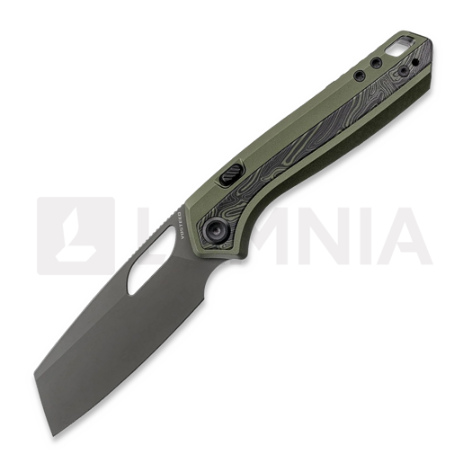 Saliekams nazis Vosteed Kroc 329 - Destroyer Gray - Aluminum & Topo G10