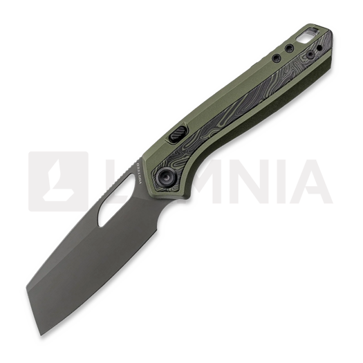 Vosteed Kroc 329 - Destroyer Gray - Aluminum & Topo G10 kääntöveitsi
