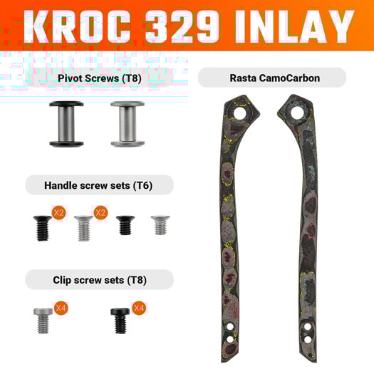 Vosteed Kroc 329 Inlay - Rasta CamoCarbon
