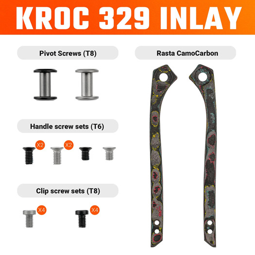Vosteed Kroc 329 Inlay - Rasta CamoCarbon
