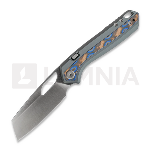 Coltello pieghevole Vosteed Kroc 329 - Satin - Aluminum & Ocean Micarta