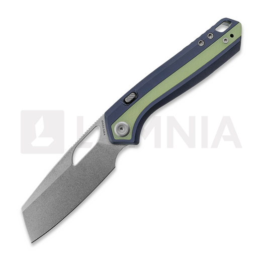 Vosteed Kroc 329 - Stonewash - Aluminum & GID G10 fällkniv