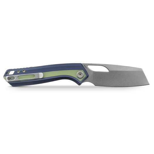 Vosteed Kroc 329 - Stonewash - Aluminum & GID G10 kääntöveitsi