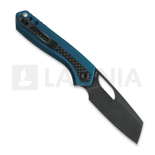 Vosteed Kroc - Blackwash - Aluminum & Carbon Fiber sulankstomas peilis