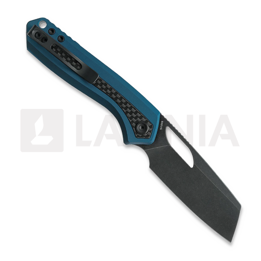Coltello pieghevole Vosteed Kroc - Blackwash - Aluminum & Carbon Fiber