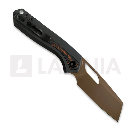 Navalha Vosteed Kroc - Copper Dune - Aluminum & Topo G10