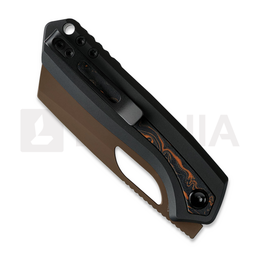 Navalha Vosteed Kroc - Copper Dune - Aluminum & Topo G10