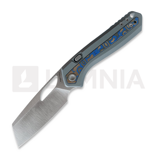 Nóż składany Vosteed Kroc - Satin - Aluminum & Ocean Micarta