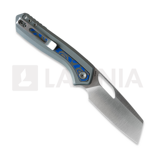 Coltello pieghevole Vosteed Kroc - Satin - Aluminum & Ocean Micarta