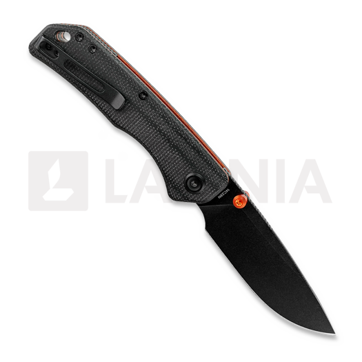 Vosteed Marten 330 - Blackwash - Micarta vouwmes, zwart