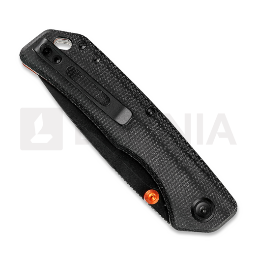 Vosteed Marten 330 - Blackwash - Micarta vouwmes, zwart