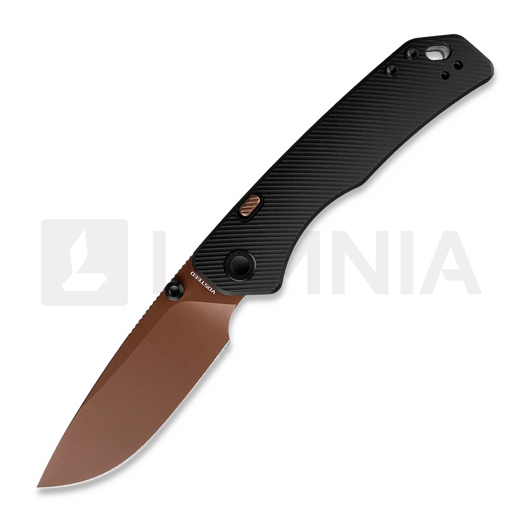 Складной нож Vosteed Marten 330 - Copper Dune - Aluminum, чёрный