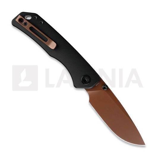 Couteau pliant Vosteed Marten 330 - Copper Dune - Aluminum, noir