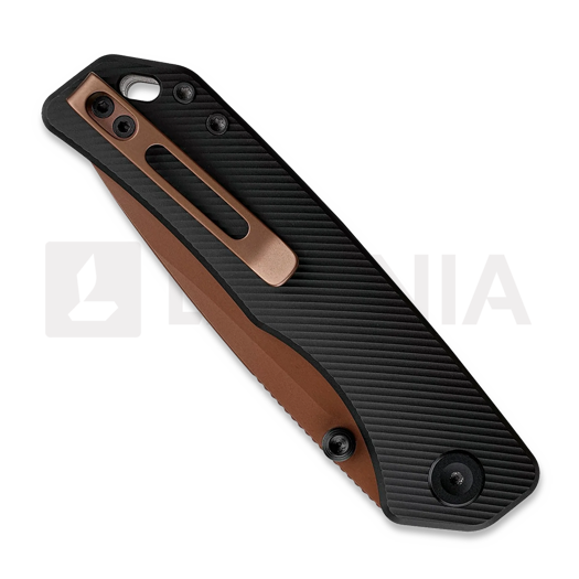 Couteau pliant Vosteed Marten 330 - Copper Dune - Aluminum, noir