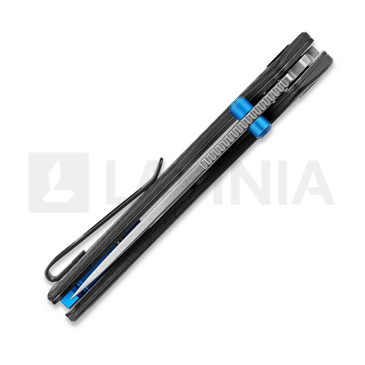 Couteau pliant Vosteed Marten 330 - Stonewash - Carbon Fiber