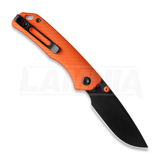 Vosteed Marten - Blackwash - Aluminum sulankstomas peilis, oranžinėnge