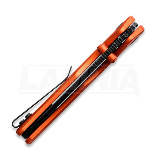 Coltello pieghevole Vosteed Marten - Blackwash - Aluminum, arancione