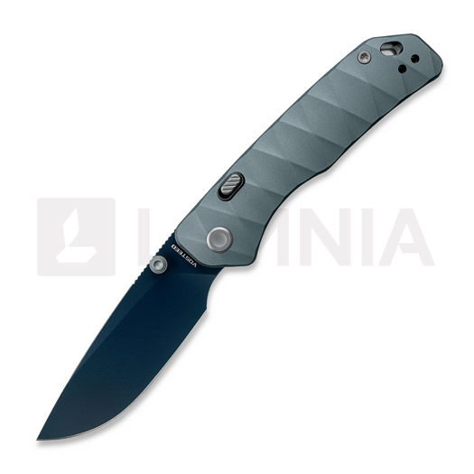 Nóż składany Vosteed Marten - Cerakote Blue - Aluminum, Dim Gray
