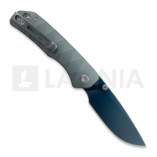 Vosteed Marten - Cerakote Blue - Aluminum folding knife, Dim Gray