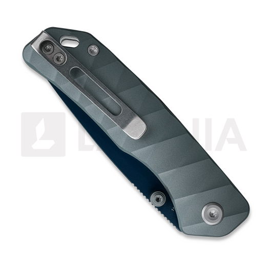 Couteau pliant Vosteed Marten - Cerakote Blue - Aluminum, Dim Gray