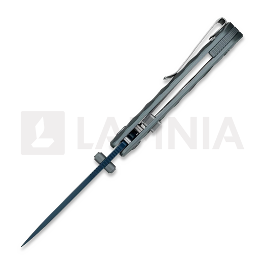 Couteau pliant Vosteed Marten - Cerakote Blue - Aluminum, Dim Gray