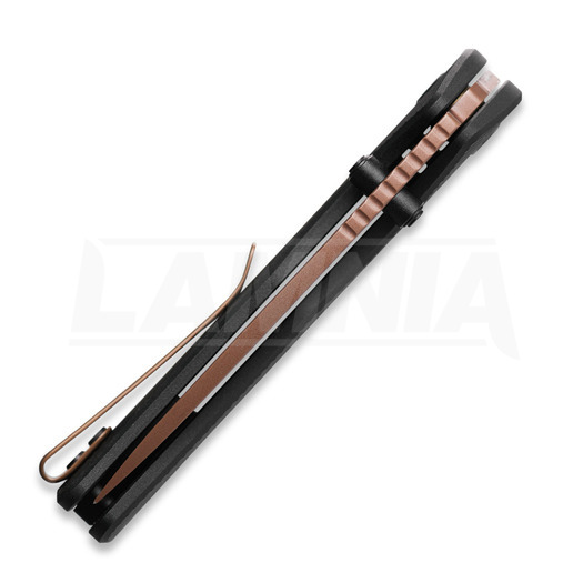 Coltello pieghevole Vosteed Marten - Copper Dune - Aluminum, nero